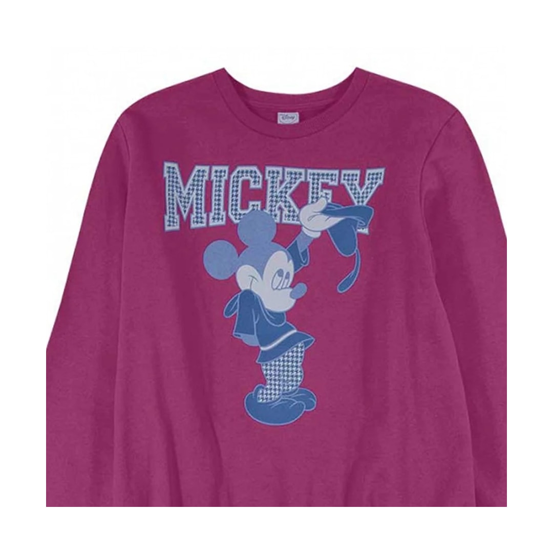 Blusa Disney Licenciados Moletom D10343 Pink