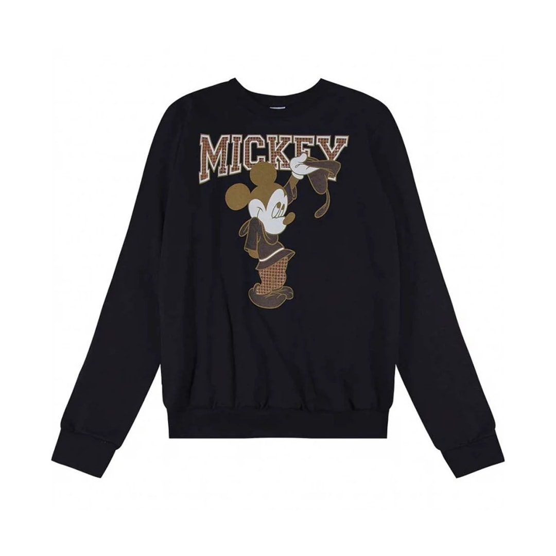 Blusa Disney Licenciados Moletom D10343 Preto