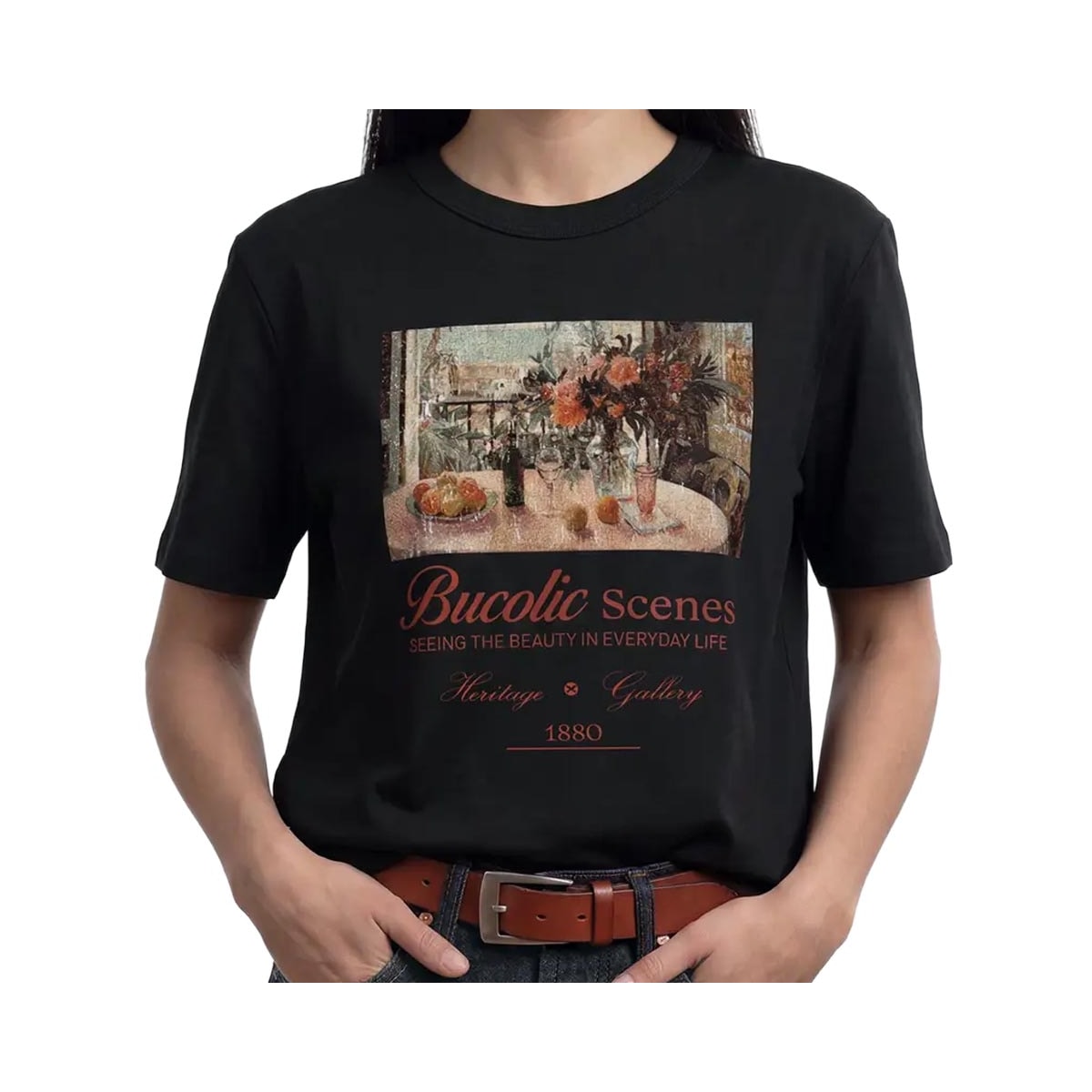 Blusa Hering Algodão Meia Manga 4Hbd Preto Blusa Hering Algodão Meia Manga 4Hbd Preto