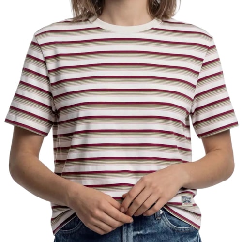 Blusa Hering Box Listrada 4H7C Branco