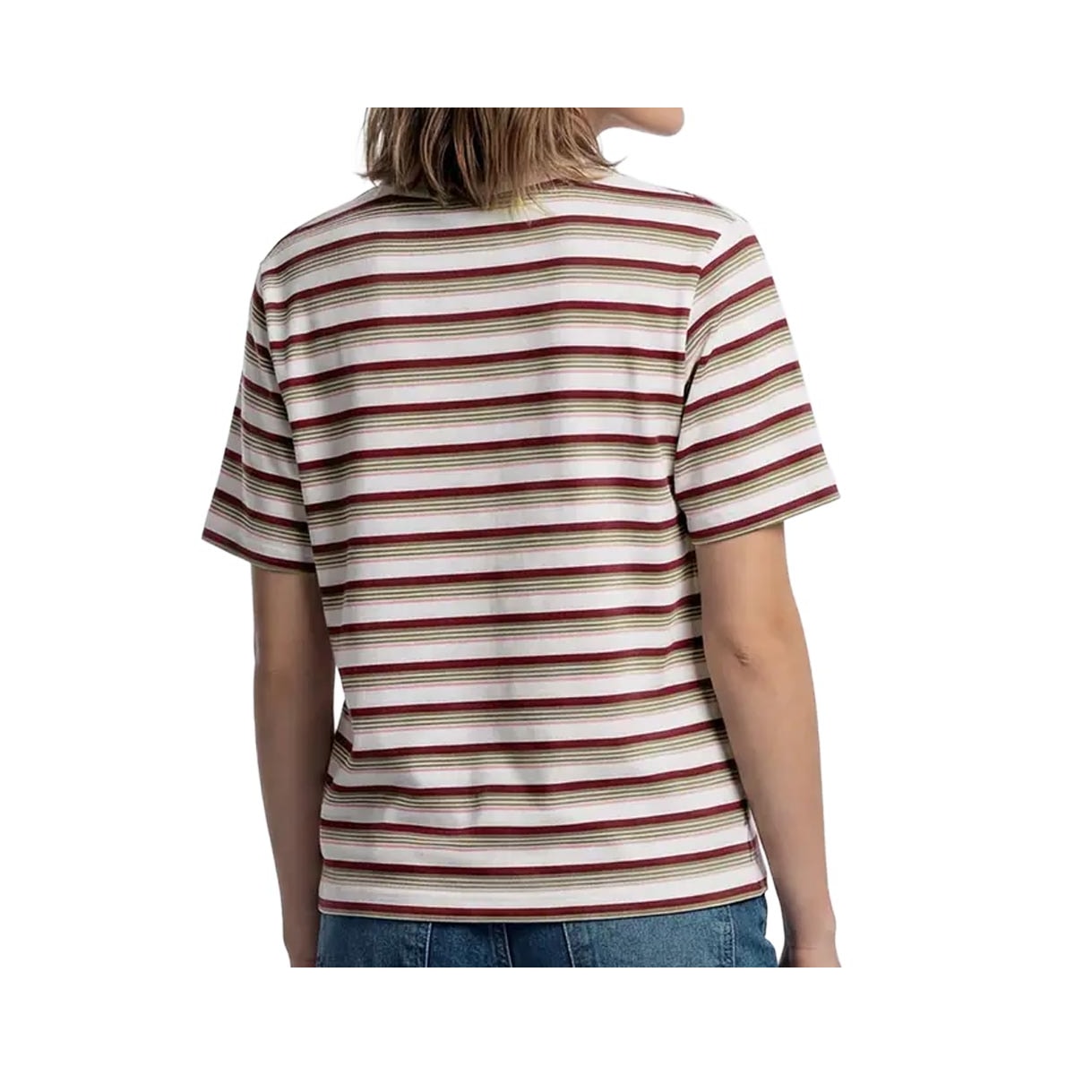 Blusa Hering Box Listrada 4H7C Branco Blusa Hering Box Listrada 4H7C Branco