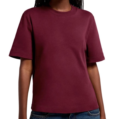 Blusa Hering De Malha Meia Manga 4H2V Marsala