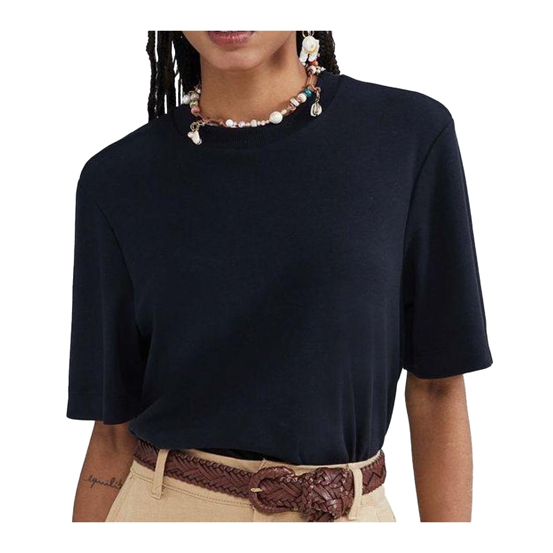 Blusa Hering De Malha Meia Manga 4H2v Preto