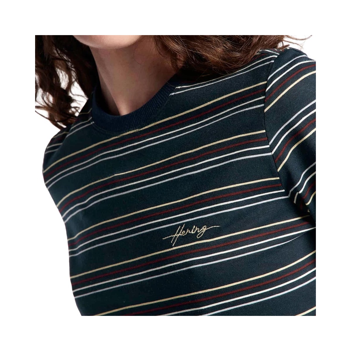 Blusa Hering De Malha Meia Manga 4H5H Azul Marinho Blusa Hering De Malha Meia Manga 4H5H Azul Marinho