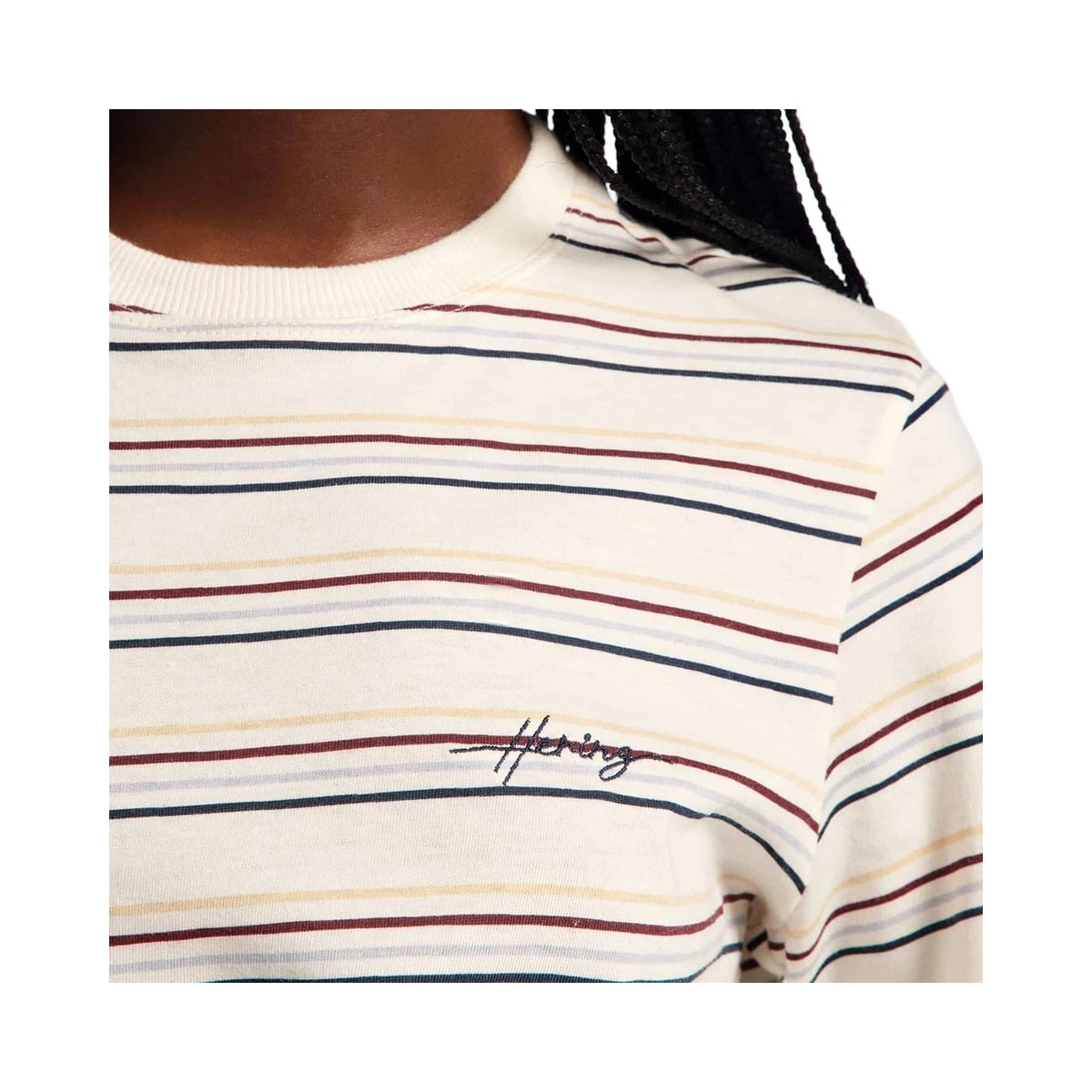 Blusa Hering De Malha Meia Manga 4H5h Listrada Blusa Hering De Malha Meia Manga 4H5h Listrada