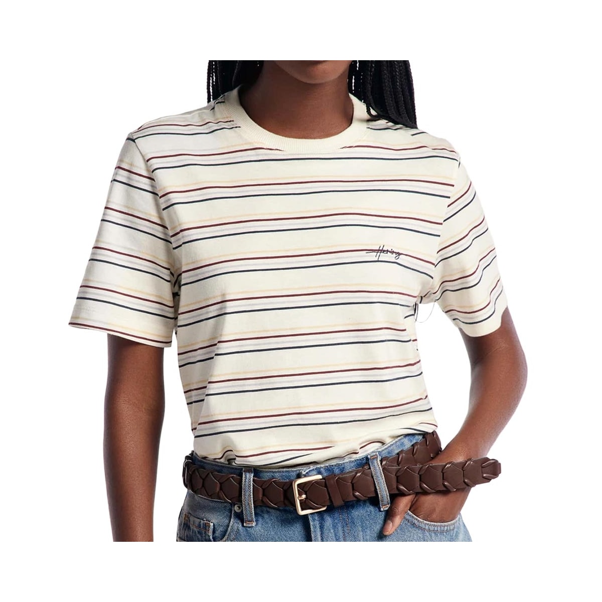 Blusa Hering De Malha Meia Manga 4H5h Listrada Blusa Hering De Malha Meia Manga 4H5h Listrada