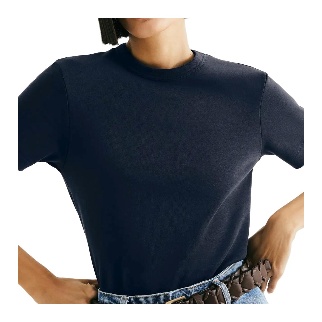 Blusa Hering De Malha Meia Manga 4H7A Azul Marinho Blusa Hering De Malha Meia Manga 4H7A Azul Marinho