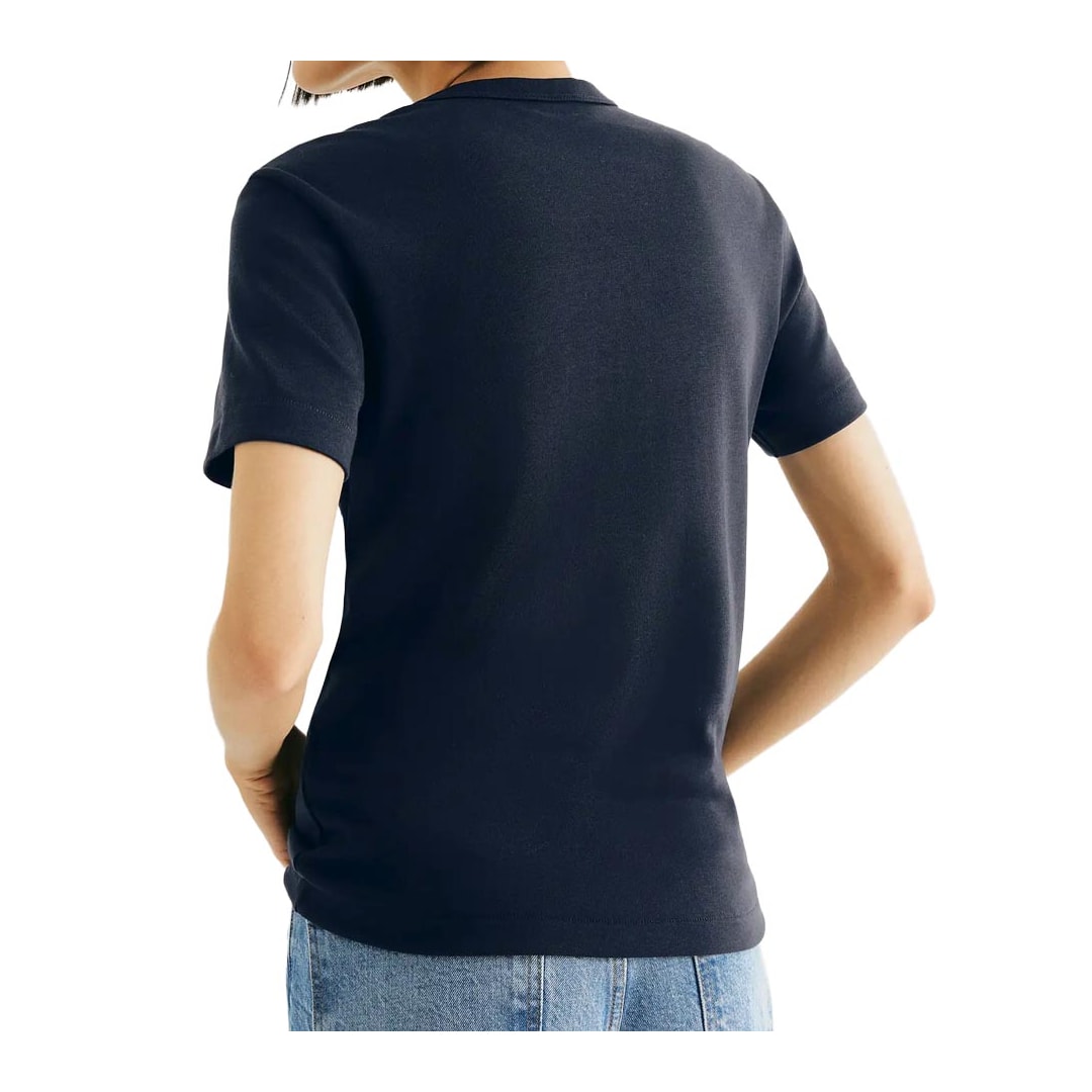 Blusa Hering De Malha Meia Manga 4H7A Azul Marinho