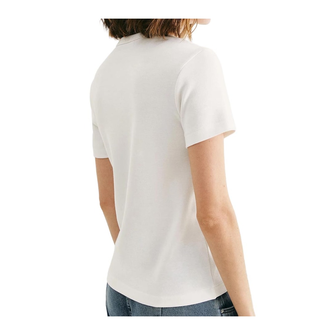 Blusa Hering De Malha Meia Manga 4H7A Branco Off Blusa Hering De Malha Meia Manga 4H7A Branco Off