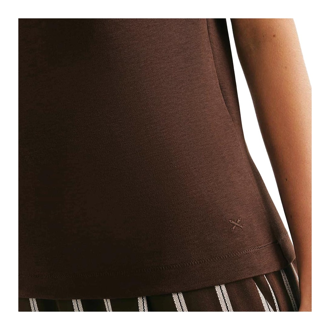 Blusa Hering De Malha Meia Manga 4H7a Marrom Medio