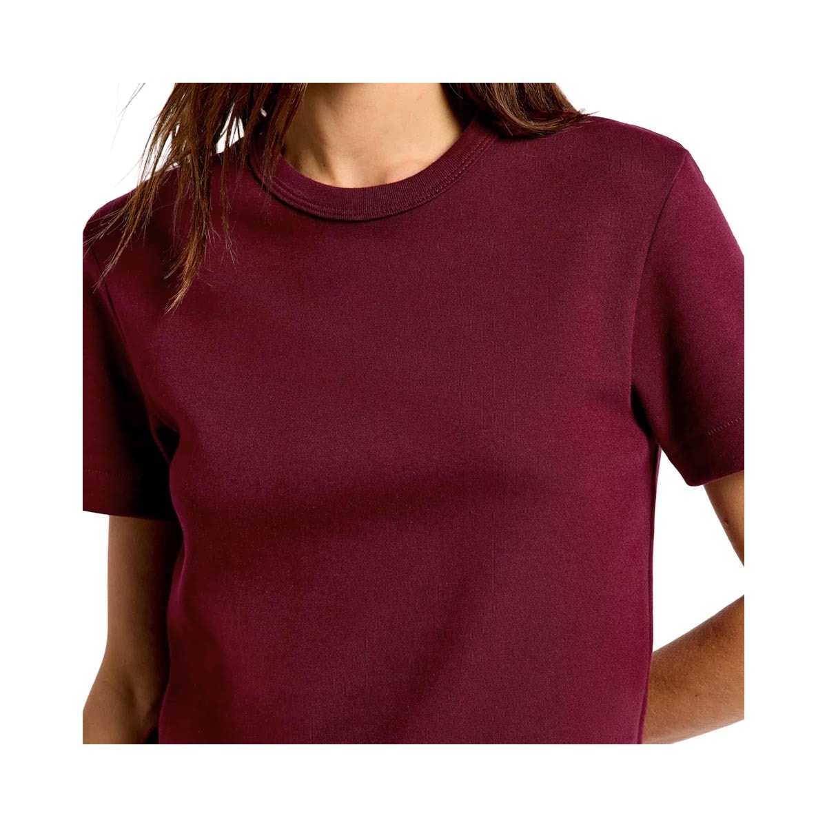 Blusa Hering De Malha Meia Manga 4H7A Marsala Blusa Hering De Malha Meia Manga 4H7A Marsala