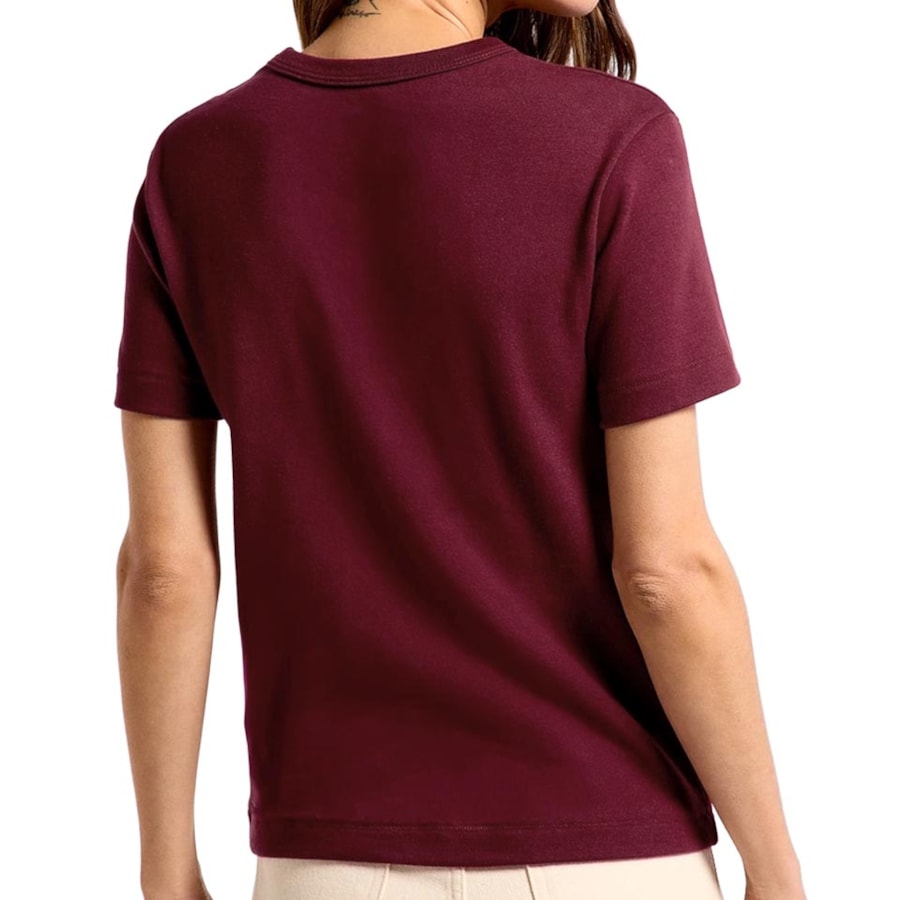 Blusa Hering De Malha Meia Manga 4H7A Marsala