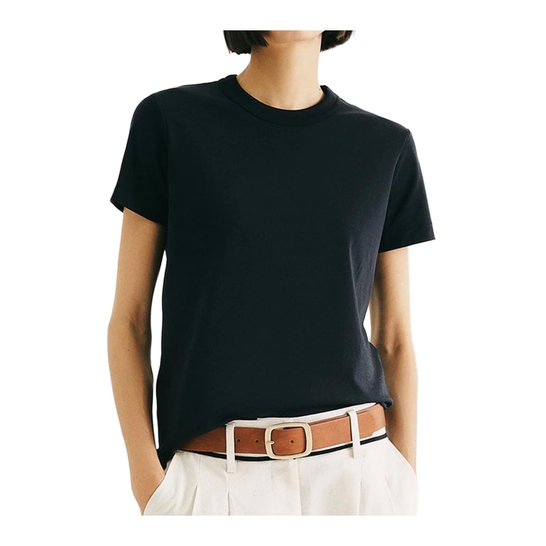 Blusa Hering De Malha Meia Manga 4H7a Preta Blusa Hering De Malha Meia Manga 4H7a Preta