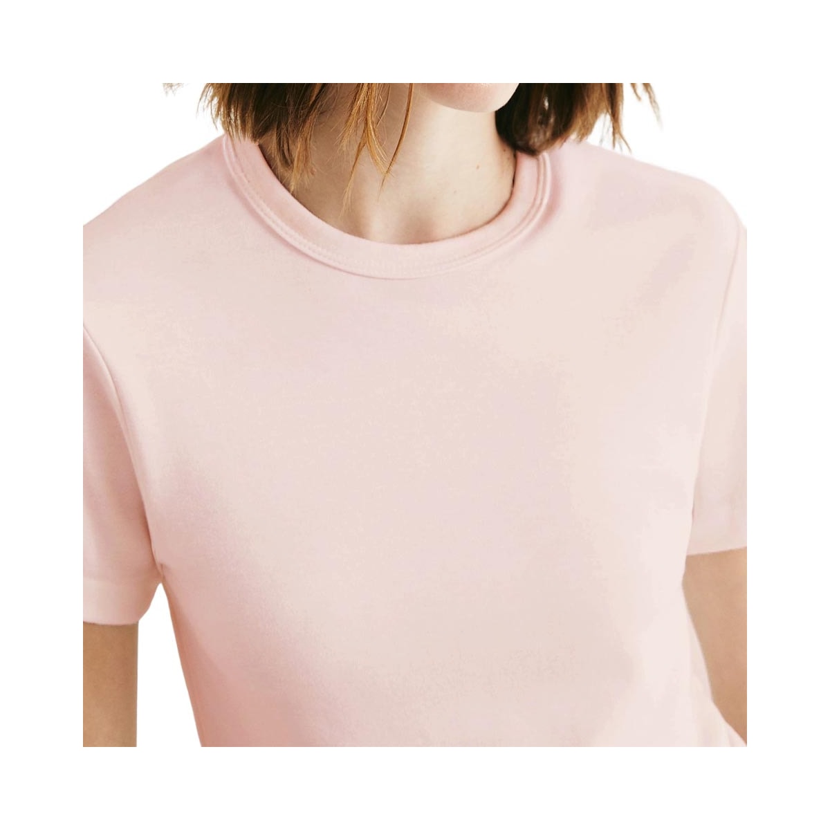 Blusa Hering De Malha Meia Manga 4H7a Rosa