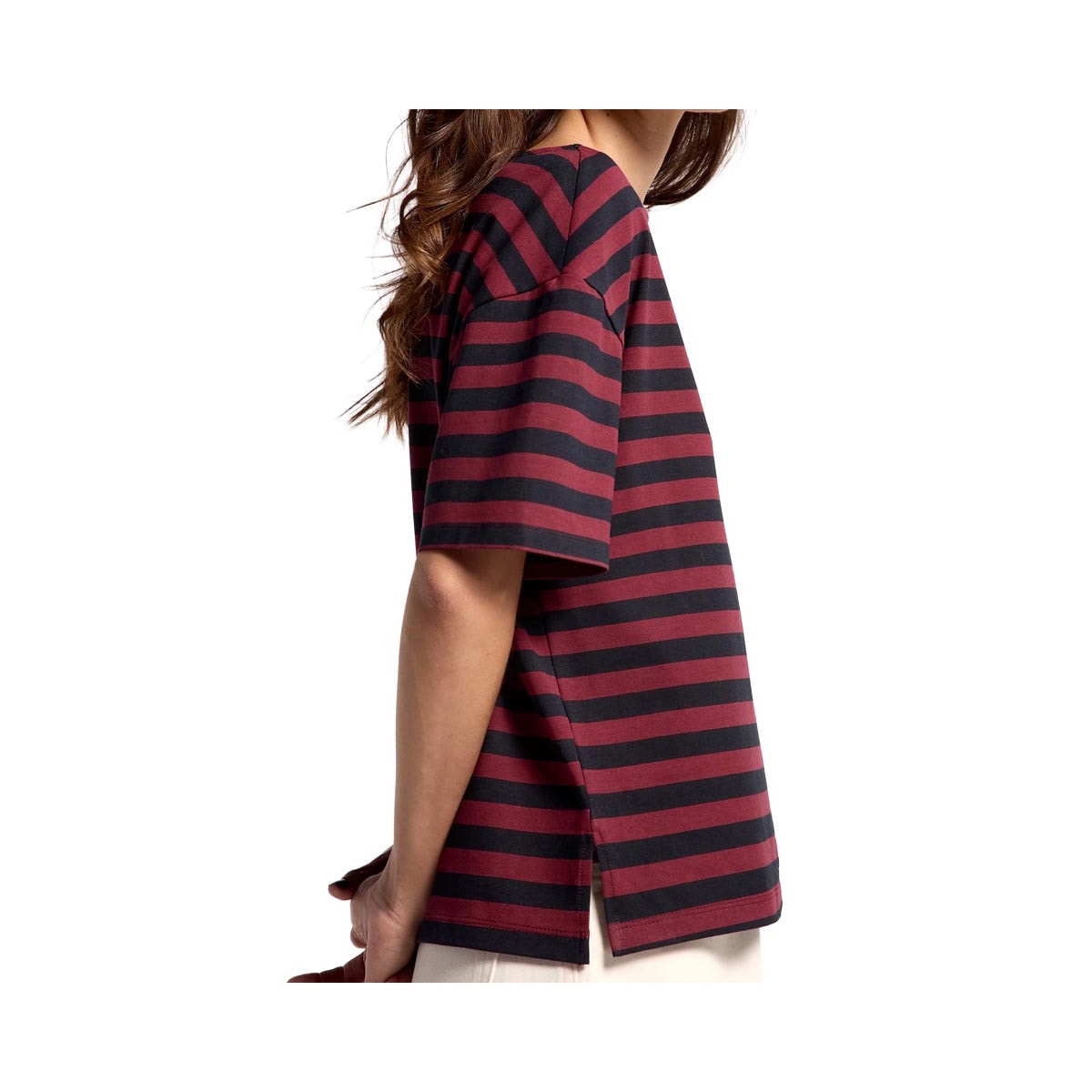 Blusa Hering De Malha Meia Manga 4H84 Marsala