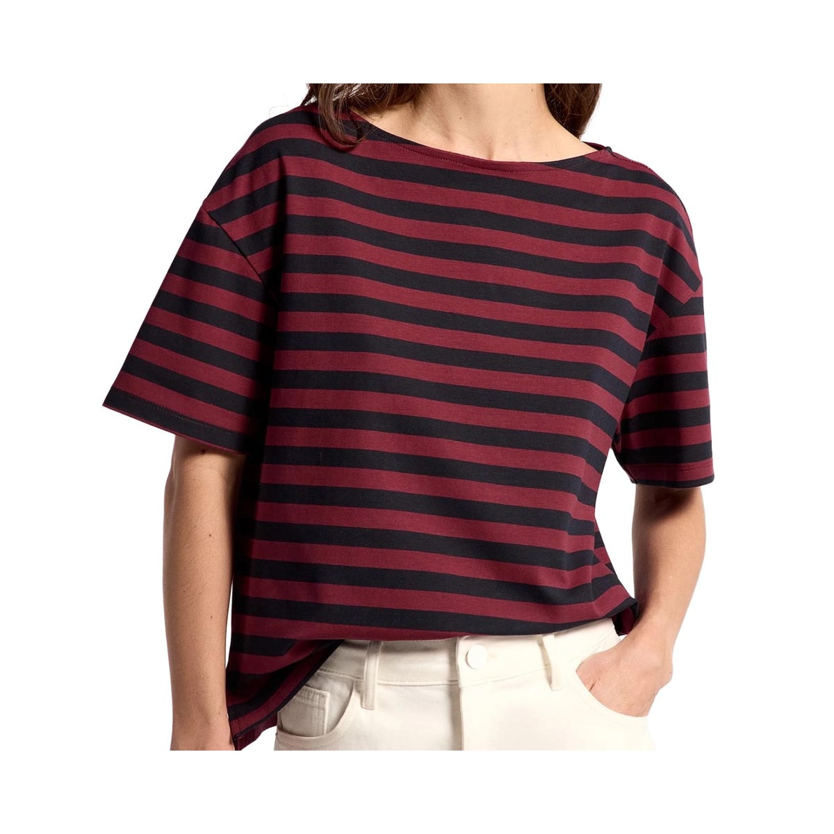 Blusa Hering De Malha Meia Manga 4H84 Marsala