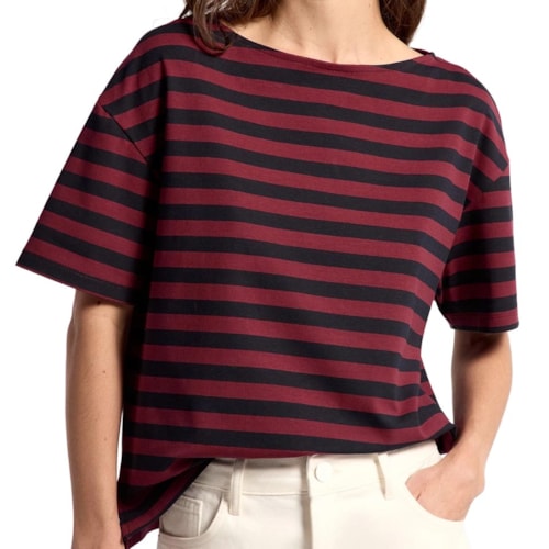 Blusa Hering De Malha Meia Manga 4H84 Marsala