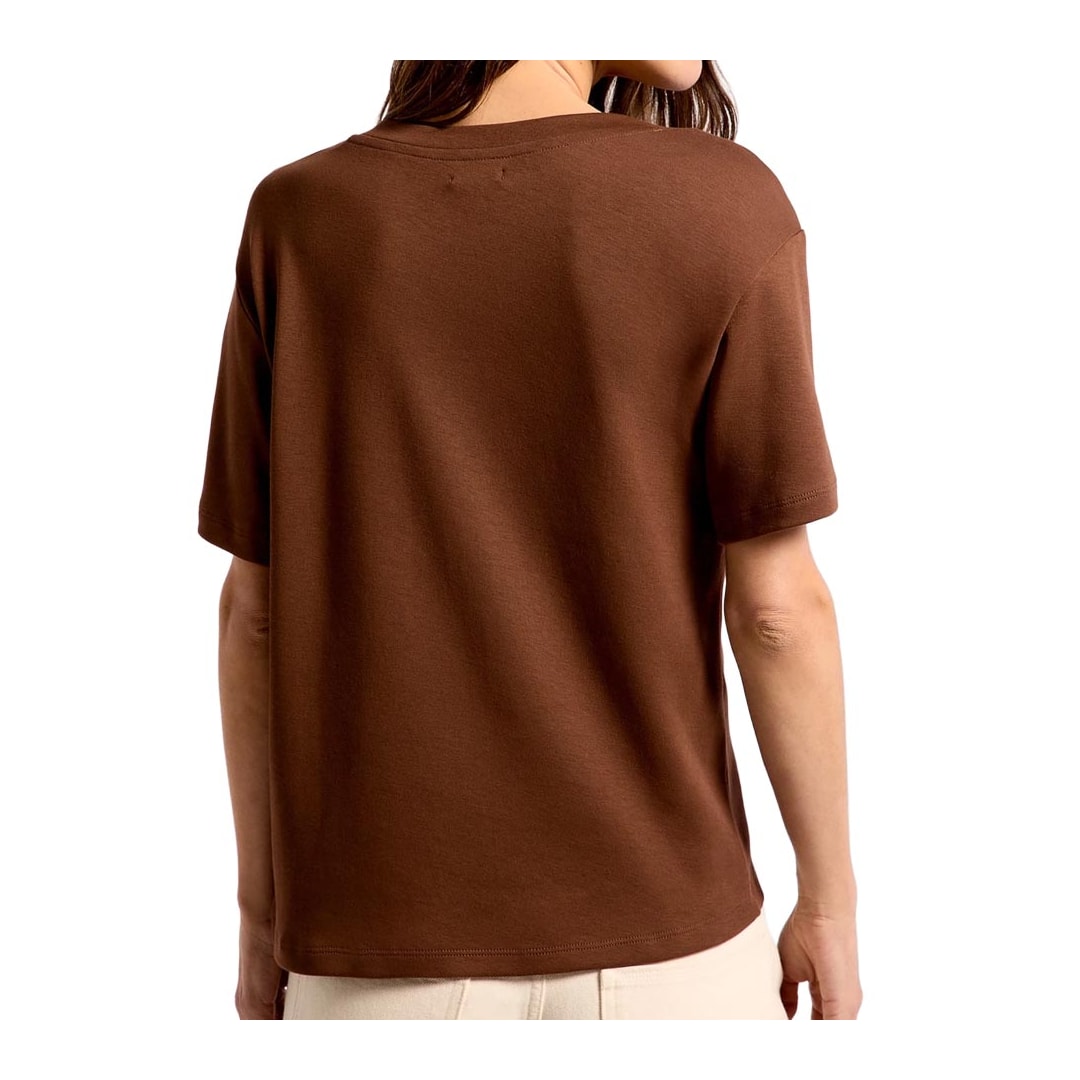 Blusa Hering De Malha Meia Manga 4H87 Chocolate