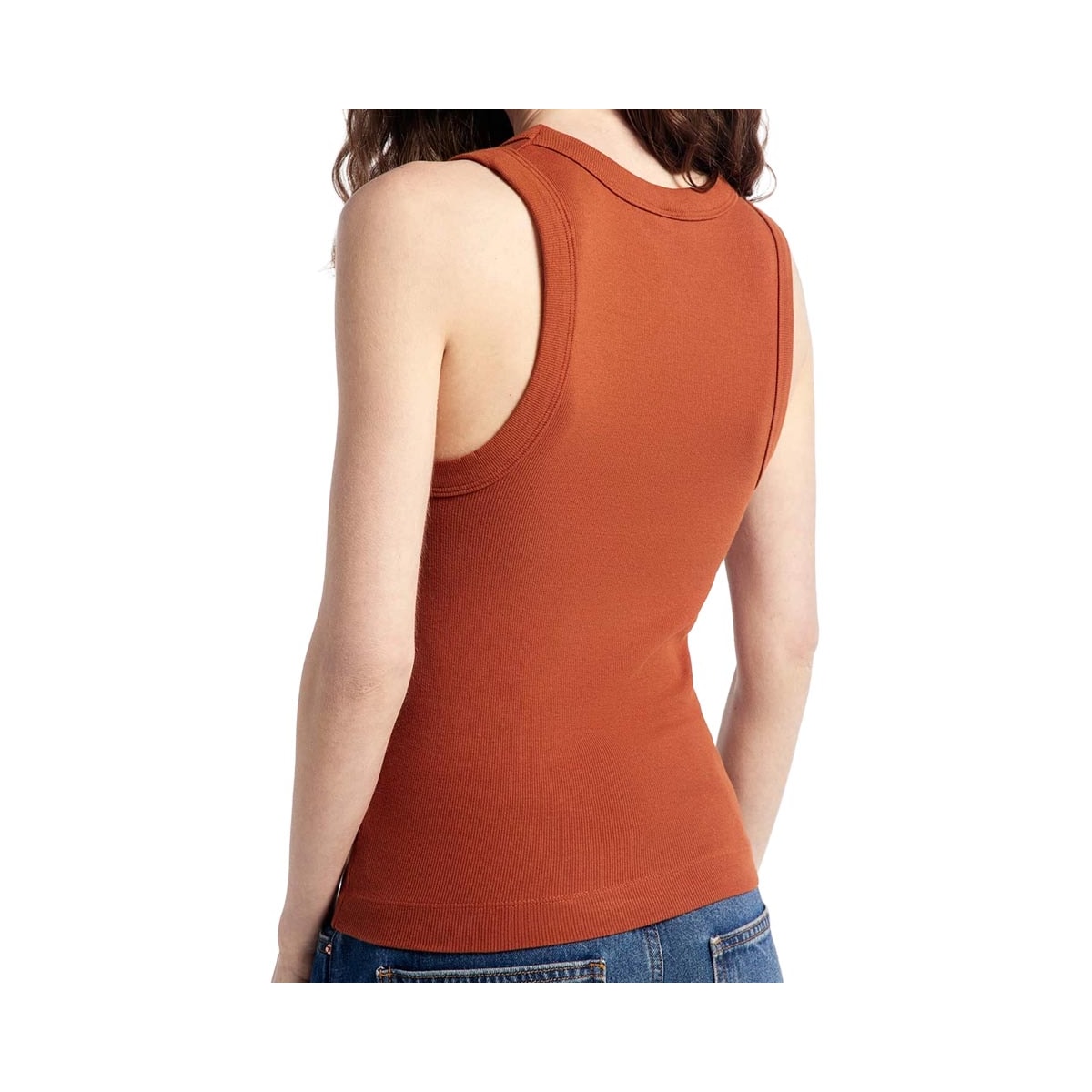Blusa Hering De Malha Sem Manga 4Any Terra Blusa Hering De Malha Sem Manga 4Any Terra