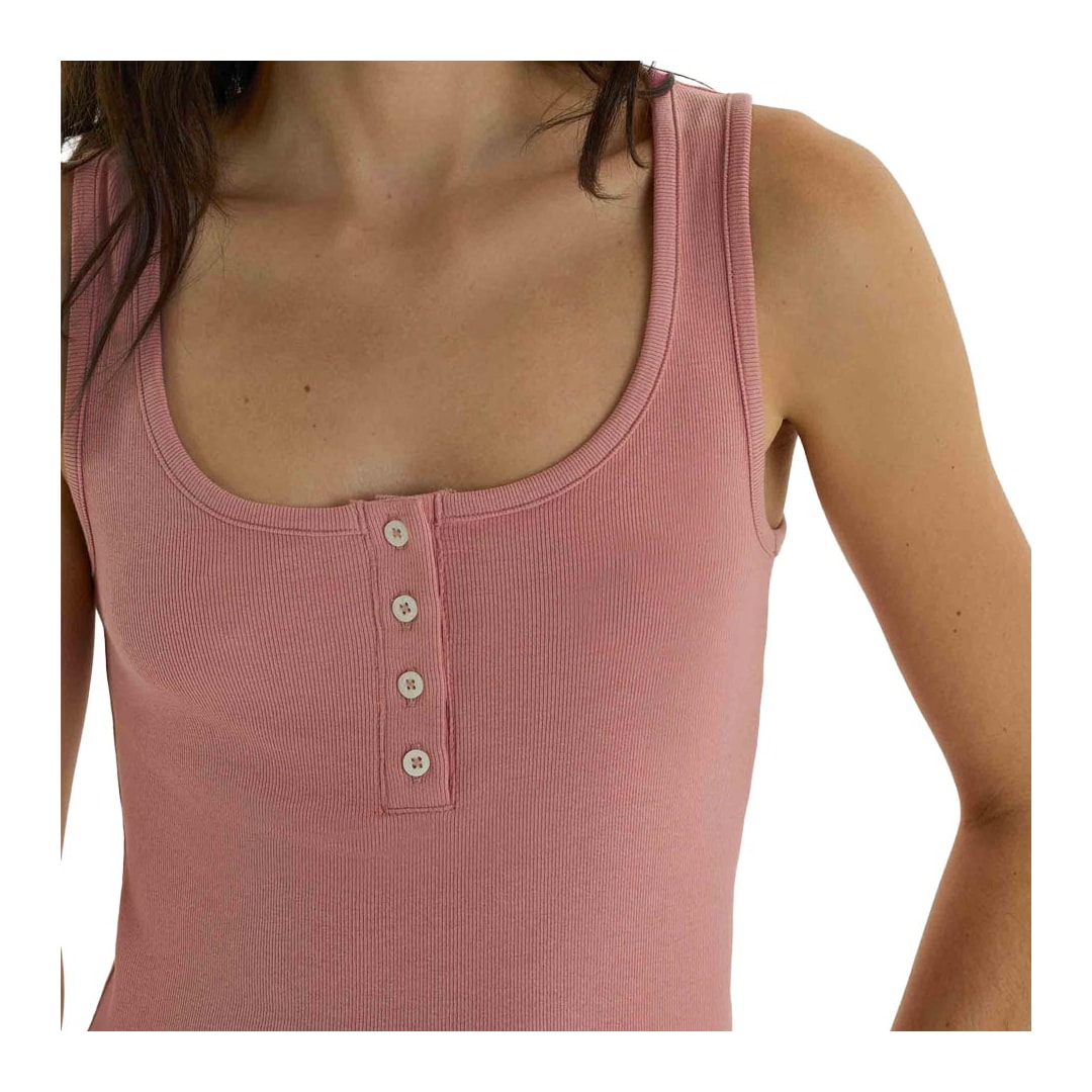 Blusa Hering De Malha Sem Manga 4AQQ Rose
