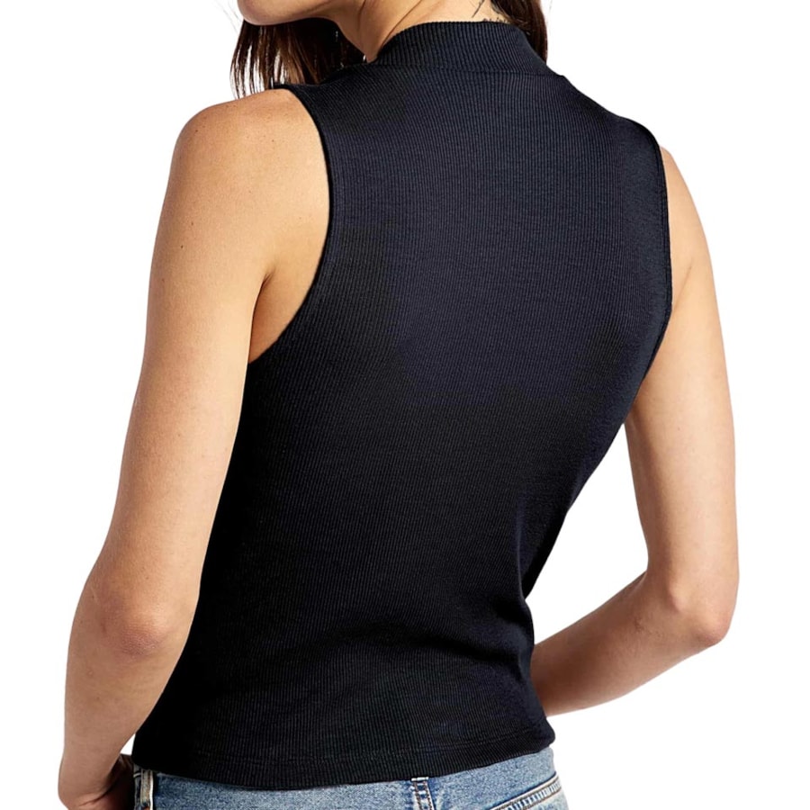 Blusa Hering De Malha Sem Manga 4ATC Preto
