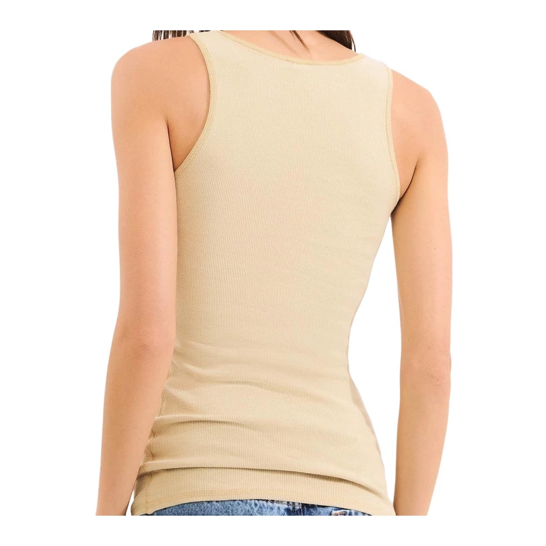 Blusa Hering De Malha Sem Manga 4Auc Bege Blusa Hering De Malha Sem Manga 4Auc Bege