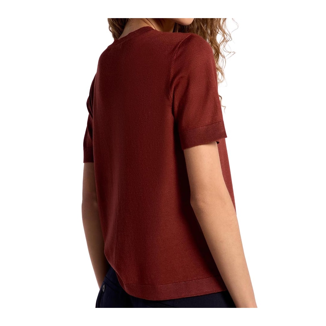 Blusa Hering Em Tricô Leve Meia Manga K5cv Terra