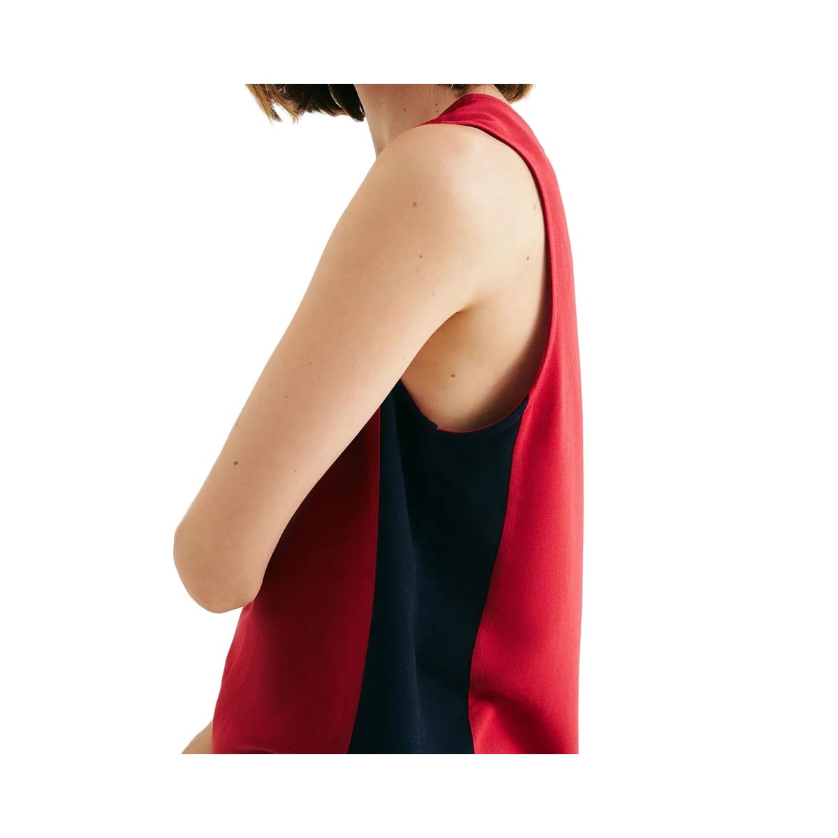 Blusa Hering Em Viscolinho Sem Manga KHXN Vermelho Chili Blusa Hering Em Viscolinho Sem Manga KHXN Vermelho Chili