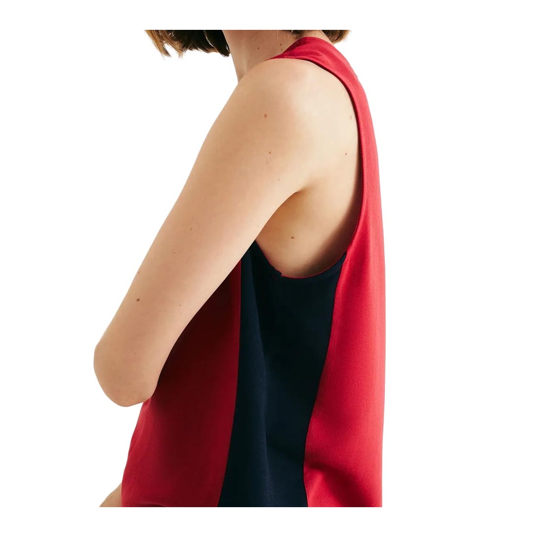 Blusa Hering Em Viscolinho Sem Manga KHXN Vermelho Chili Blusa Hering Em Viscolinho Sem Manga KHXN Vermelho Chili