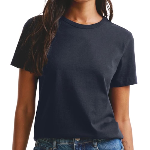 Blusa Hering Feminina Básica Brasil 4Hfp Marinho