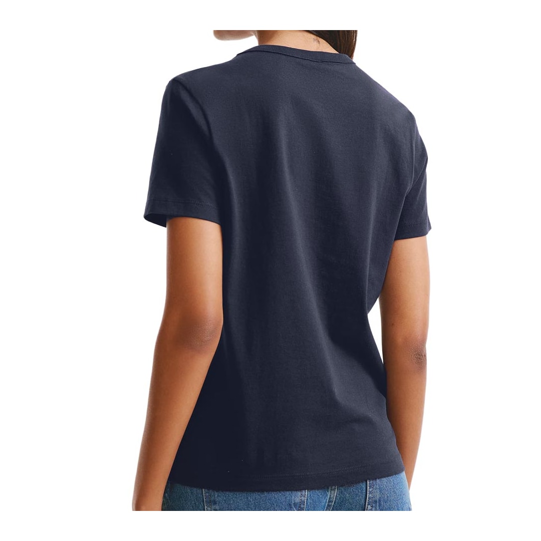 Blusa Hering Feminina Básica Brasil 4Hfp Marinho