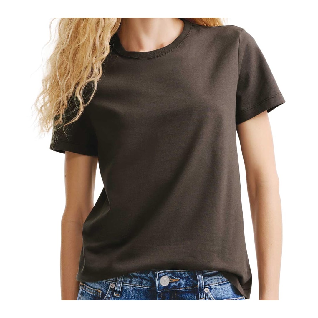 Blusa Hering Feminina Básica Brasil 4Hfp Marrom Blusa Hering Feminina Básica Brasil 4Hfp Marrom