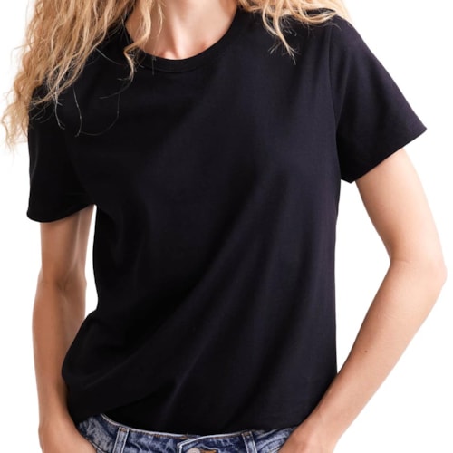 Blusa Hering Feminina Básica Brasil 4Hfp Preto