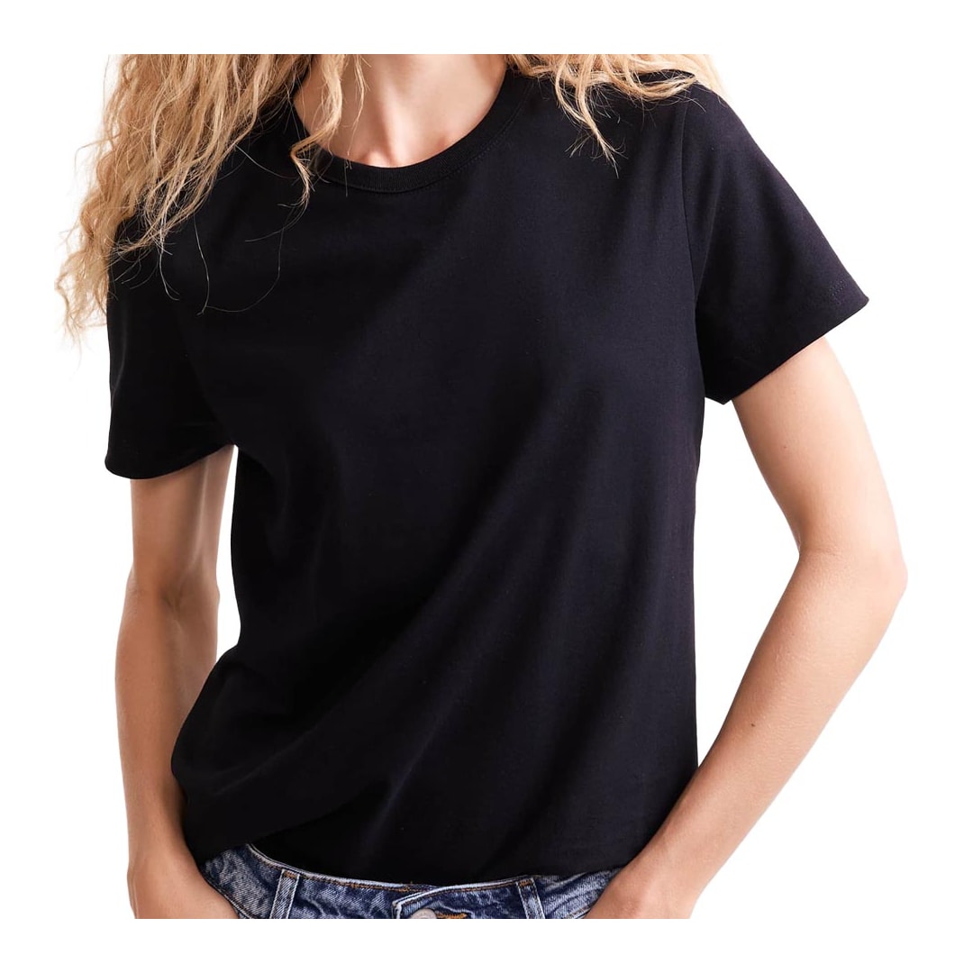 Blusa Hering Feminina Básica Brasil 4Hfp Preto Blusa Hering Feminina Básica Brasil 4Hfp Preto