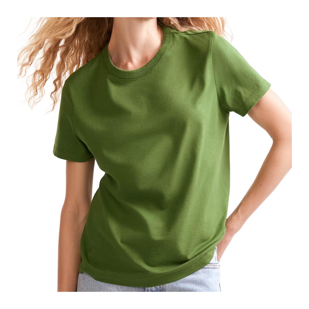 Blusa Hering Feminina Básica Brasil 4Hfp Verde Folha