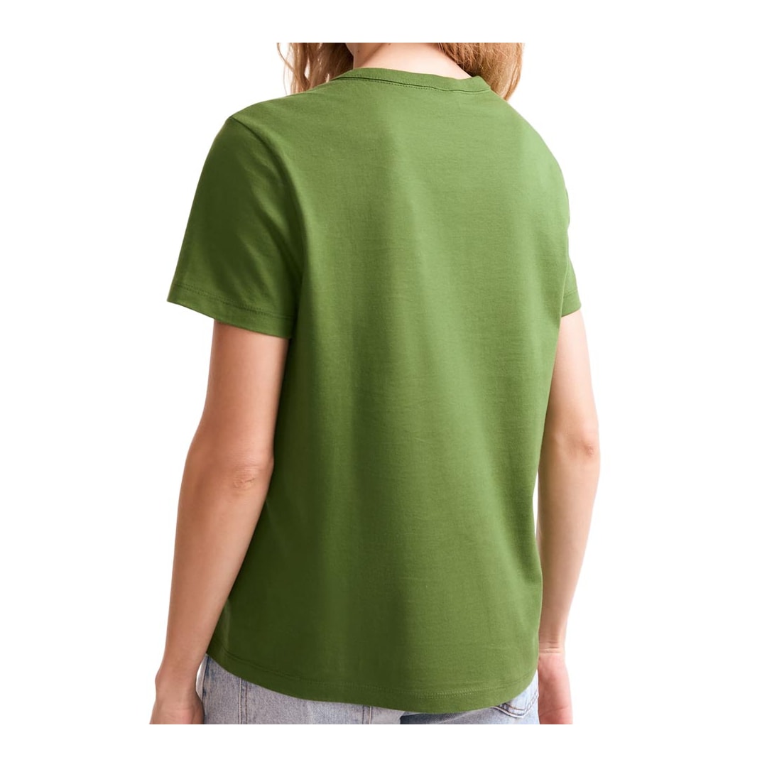 Blusa Hering Feminina Básica Brasil 4Hfp Verde Folha