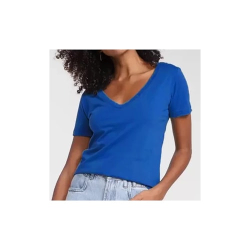 Blusa Hering Feminina Meia Manga 4ez9 Azul Nautico