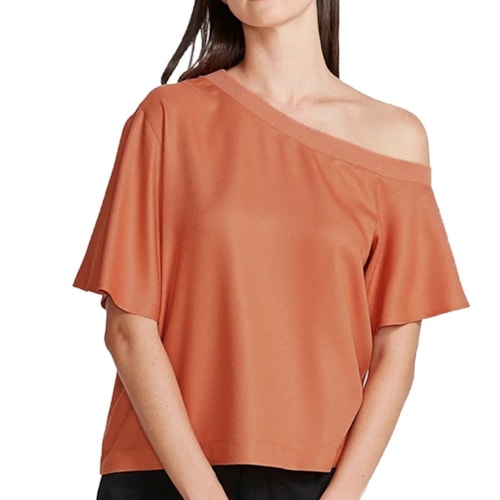 Blusa Hering Feminina Meia Manga Hf4f Caramelo