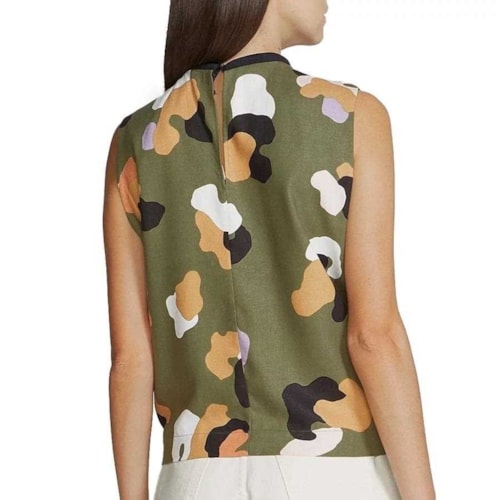 Blusa Hering Feminina Sem Manga Hf471 Militar