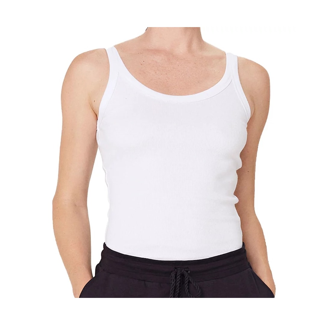 Blusa Hering Feminina Sem Manga N1te Branco