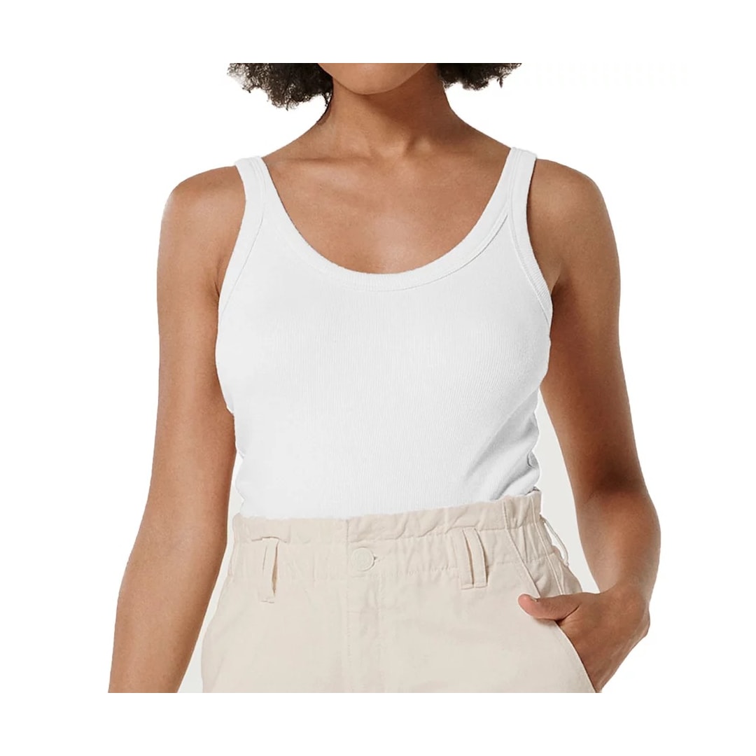 Blusa Hering Feminina Sem Manga N1te Branco