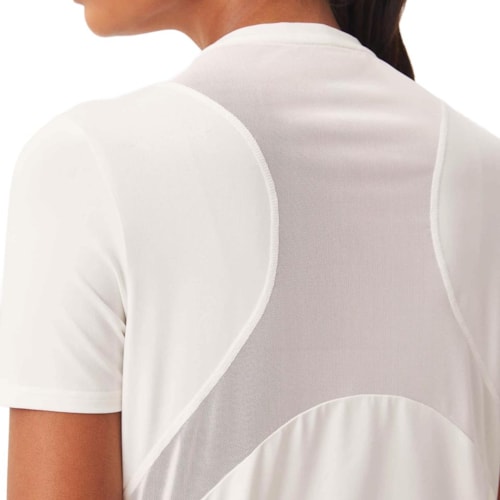 Detalhe - Blusa Hering Fitness Com Tule Sc7a Off White