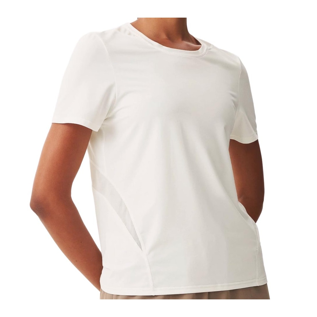 Blusa Hering Fitness Com Tule Sc7a Off White Blusa Hering Fitness Com Tule Sc7a Off White