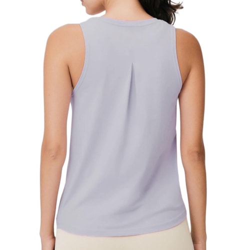 Detalhe - Blusa Hering Fitness Feminina Sem Manga Sc5a Lilas