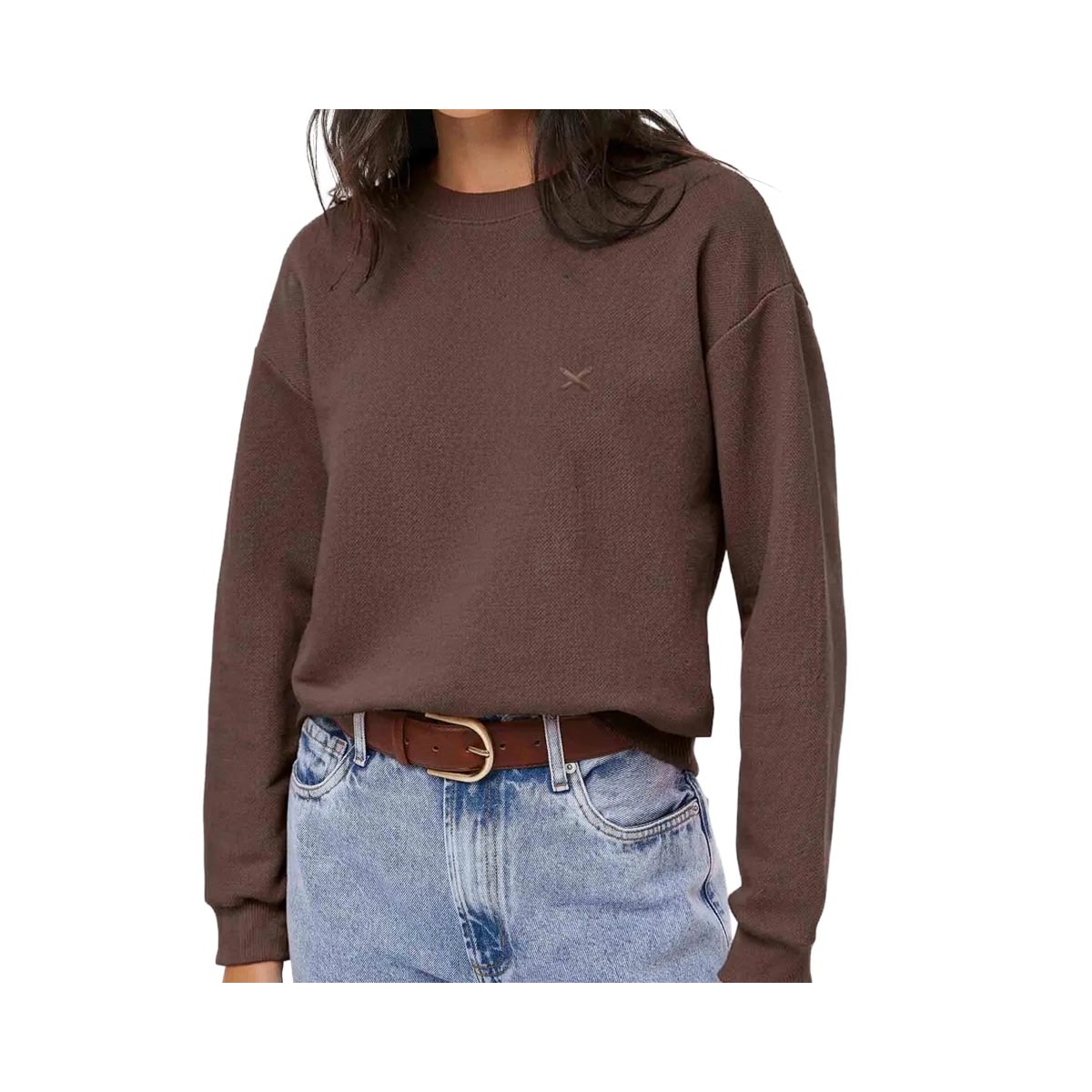 Blusa Hering Malha Piquet Fechada 06Re Marrom Inverno Blusa Hering Malha Piquet Fechada 06Re Marrom Inverno