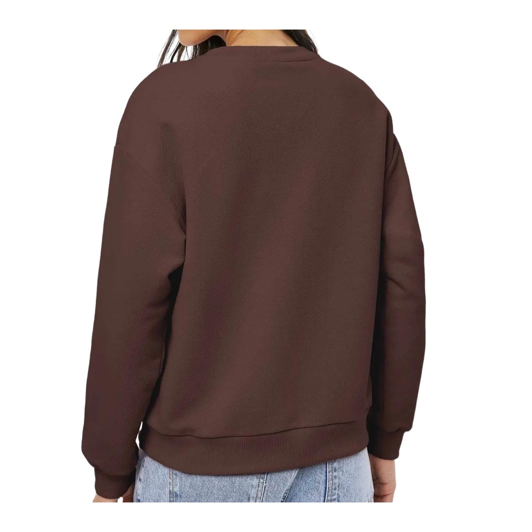Blusa Hering Malha Piquet Fechada 06Re Marrom Inverno