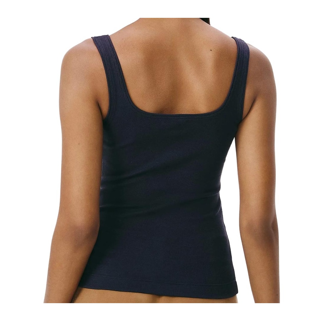 Blusa Hering Malha Sem Manga 4Alf Azul Marinho