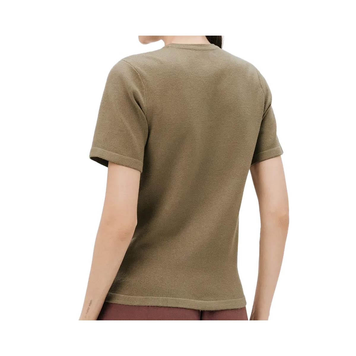 Blusa Hering Manga Curta Em Tricô K6cd Kaki