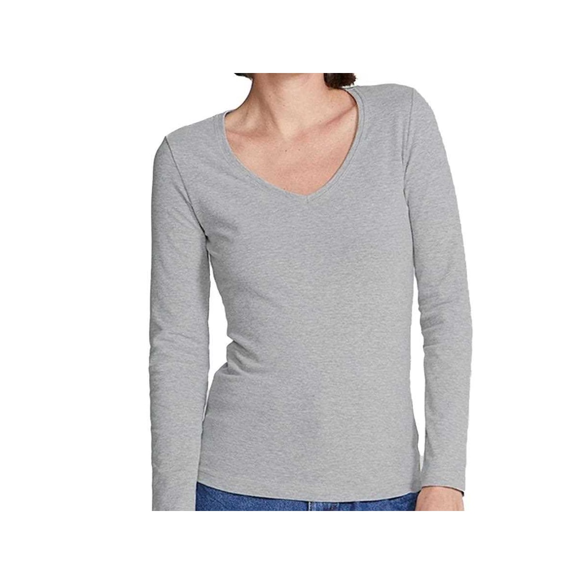 Blusa Hering Manga Longa 4D8a Cinza Mescla