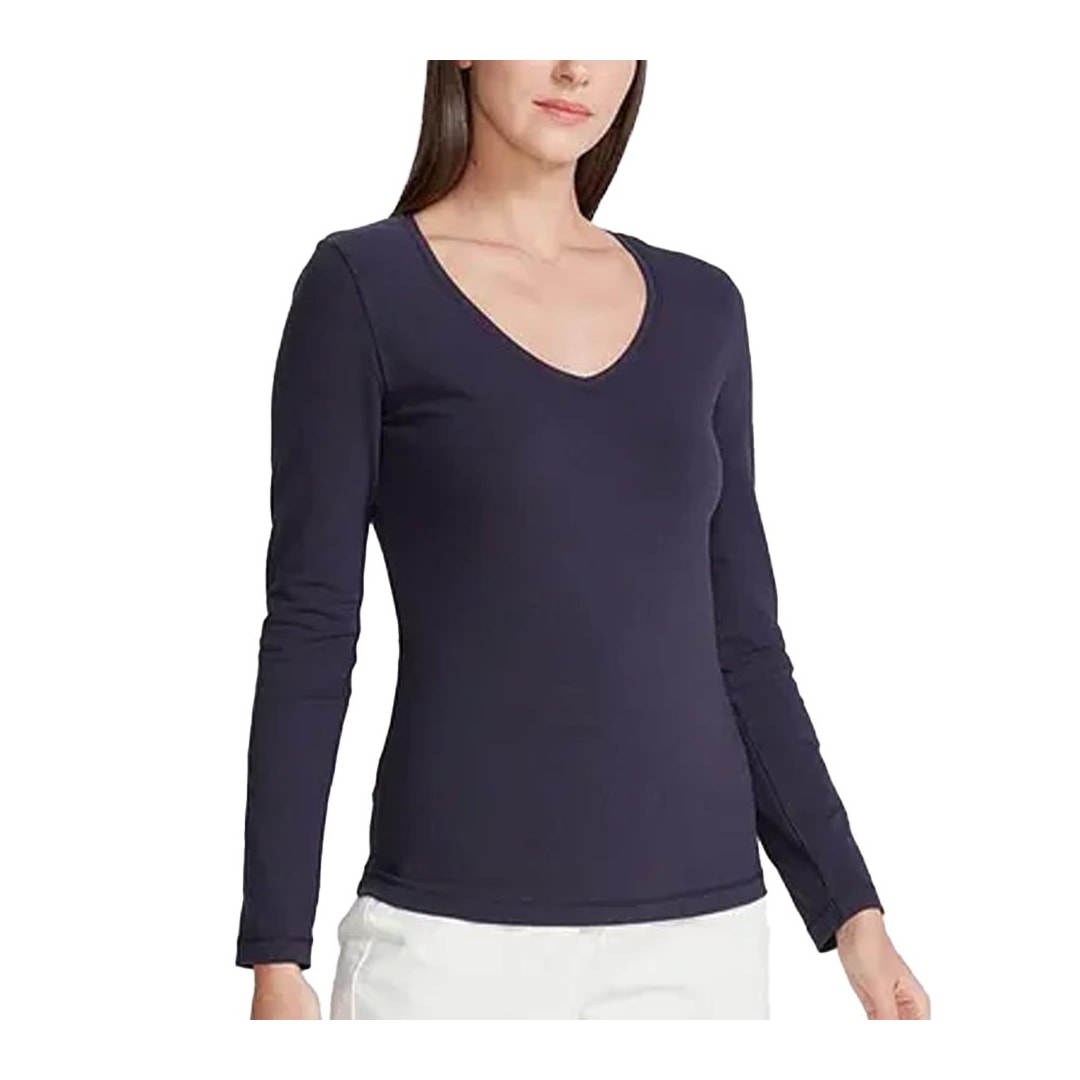 Blusa Hering Manga Longa 4D8a Marinho